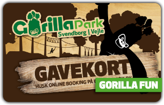 Gorilla Park Klatring Svendborg Klatring Fyn Fun Gavekort