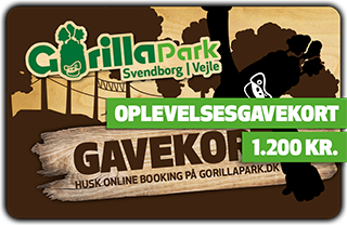 Gorilla Park Klatring Svendborg Klatring Fyn Oplevelsesgavekort Gaveide